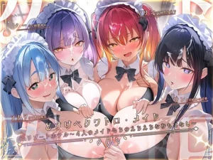どすけべクワトロ•メイドinリゾートホテル～4人のメイドたちのえちえちなおもてなし～（テグラユウキ）のパッケージ画像